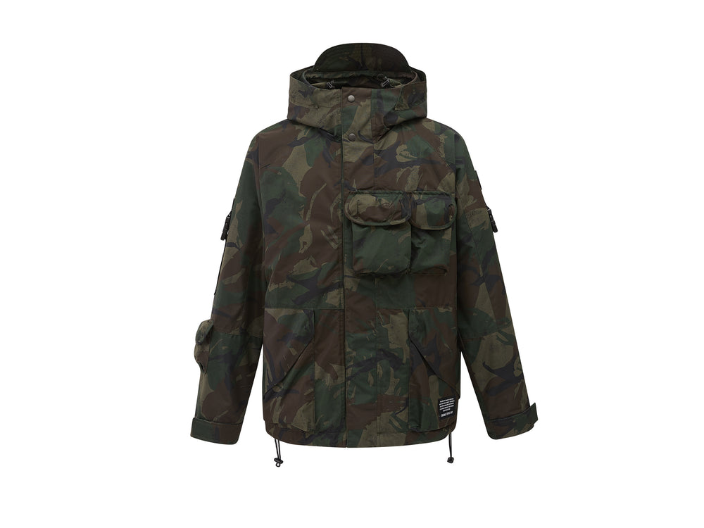 Chaquetas Palladium DETAILED CAMO JACKET Hombre Camuflaje Verde | Costa Rica-34509